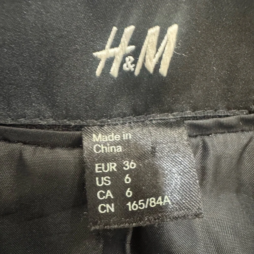 H&M Military Inspired Black Jacket Blazer 6